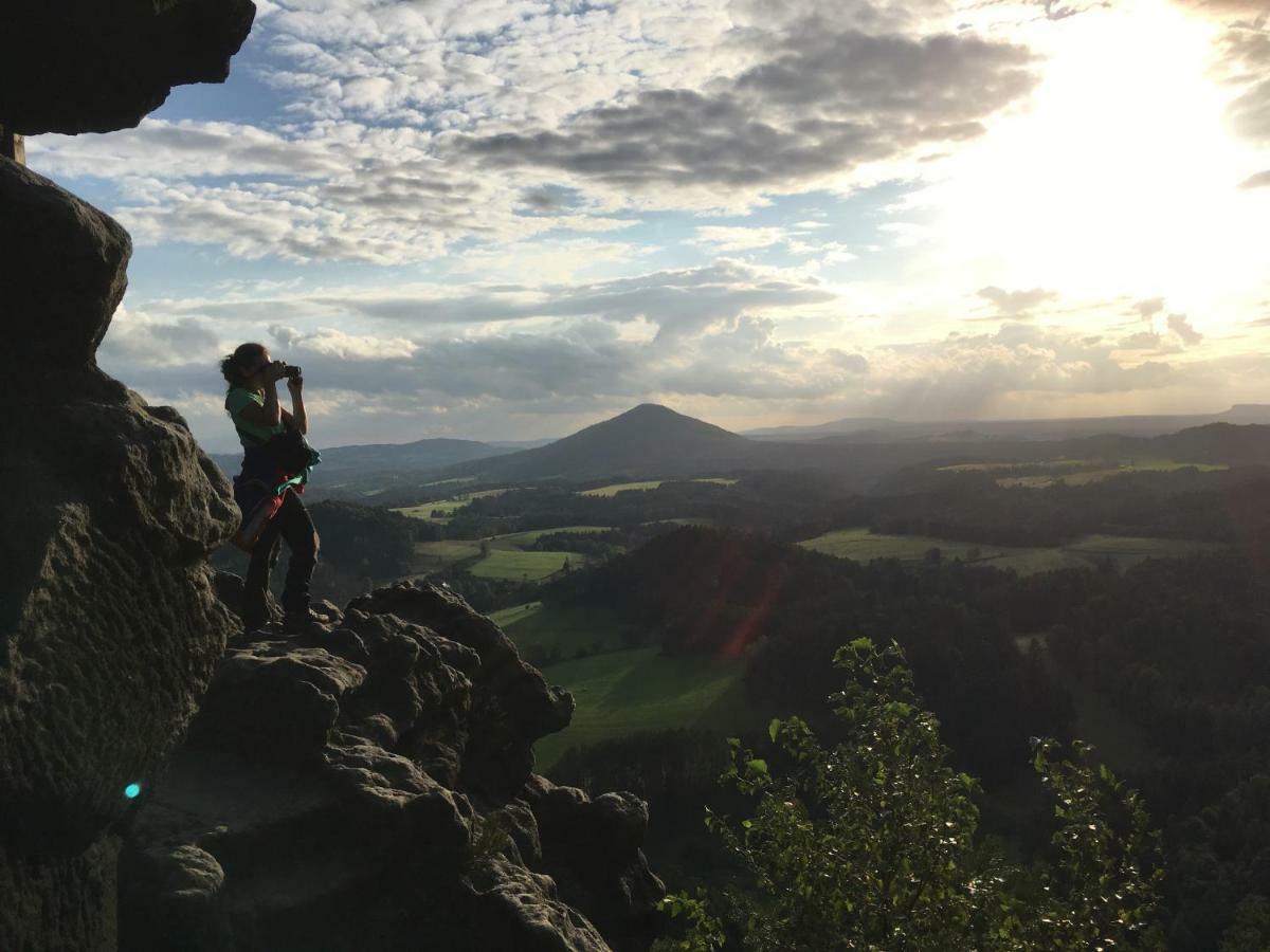 Ferienhaus Winterbergblick, Saechsische Schweiz Hinterhermsdorf Esterno foto